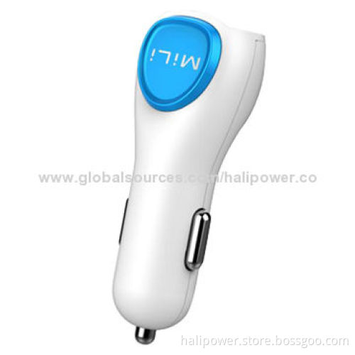 Car Charger for Smartphones, Nicely Design, 5V/2.4A Output, 12V Input